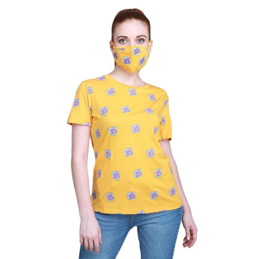 Tees and mask coordinated set