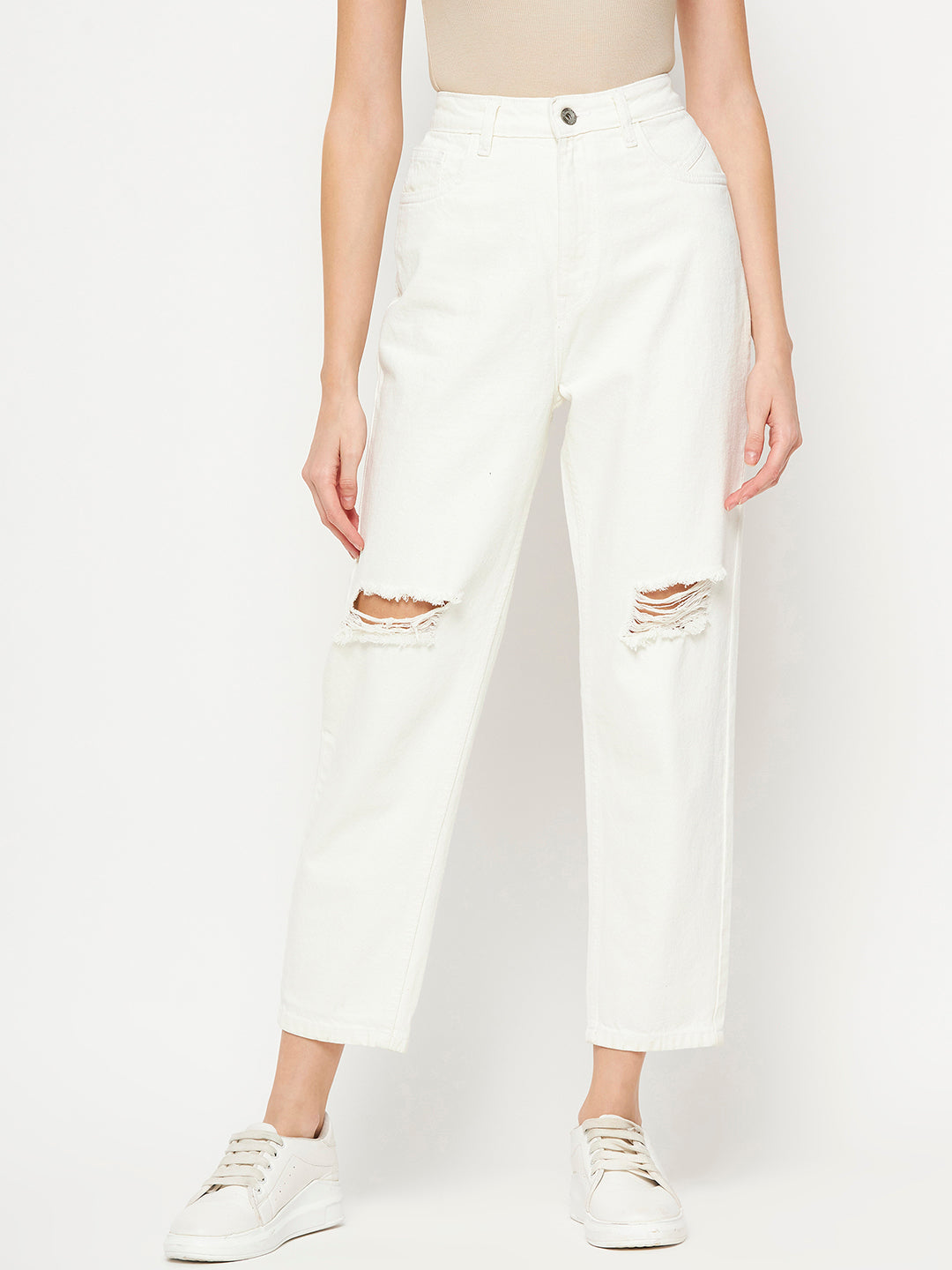 Camla Barcelona White Denim