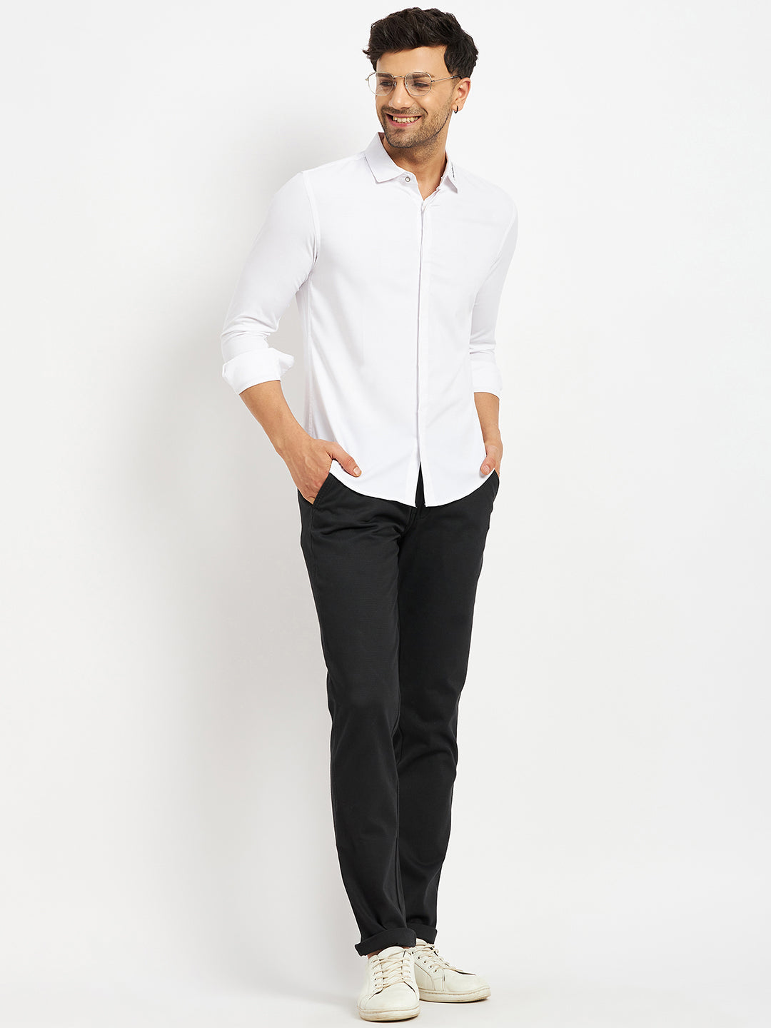 Camla White Shirts For Men