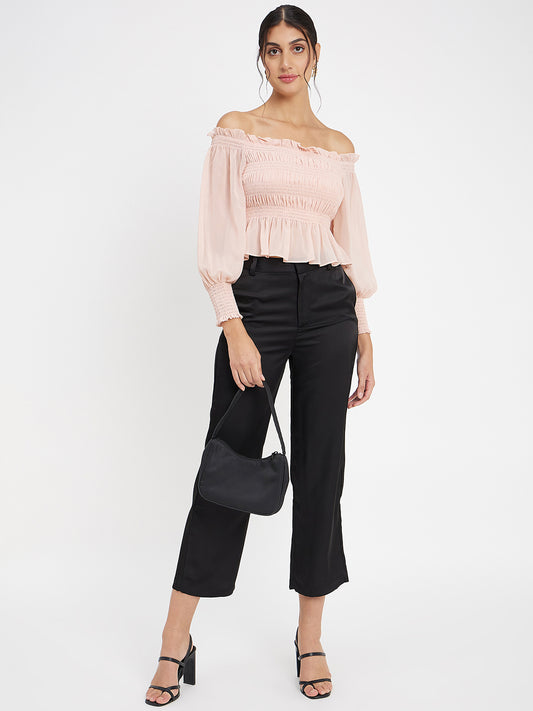 Camla Barcelona Peach Solid Top