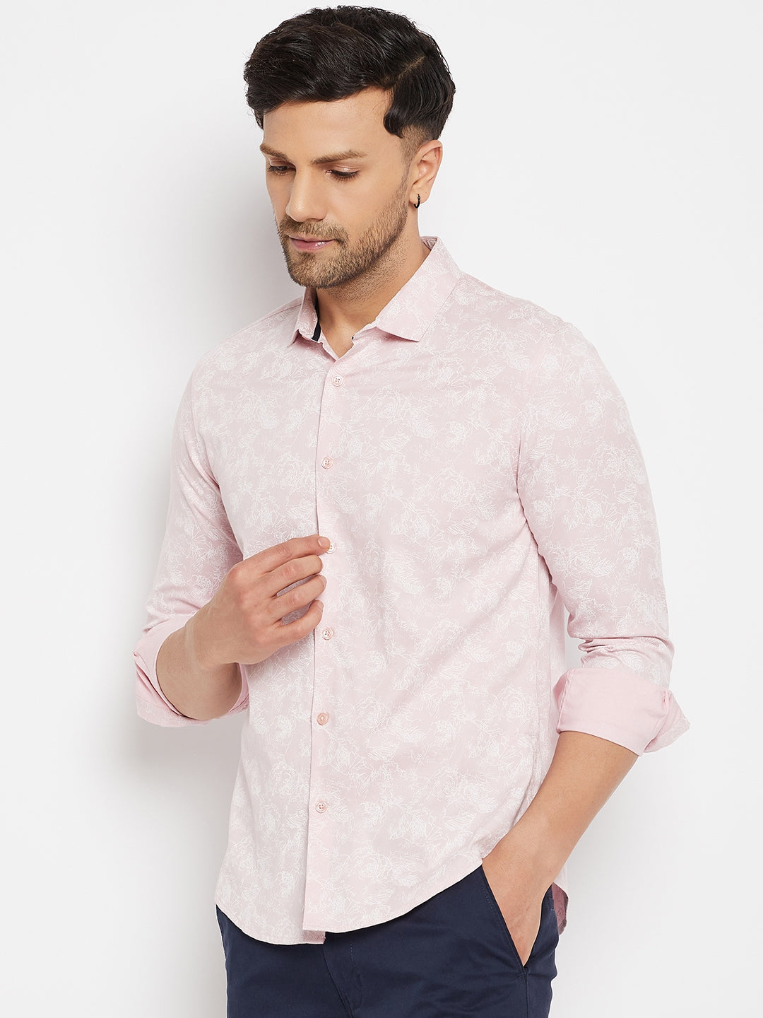 Camla Pink Shirts For Men