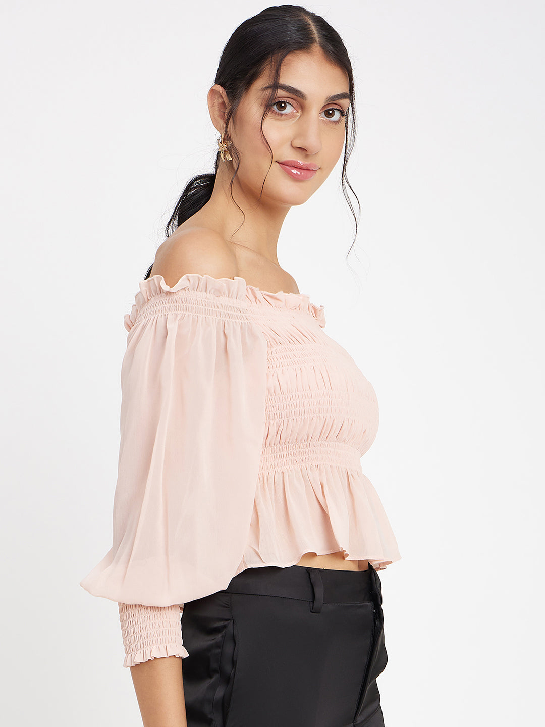 Camla Barcelona Peach Solid Top