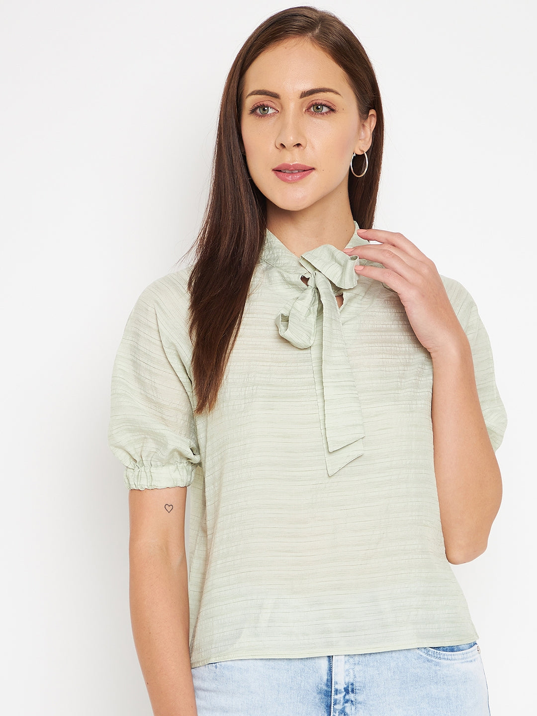 Camla Green  Top For Women